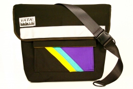 Black and Purple Record Bag Record Bag