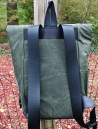 Waxed Canvas Rolltop Backpack Backpack