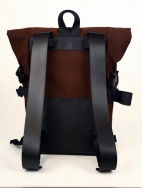 Brown Canvas Pannier Pannier/ Backpack